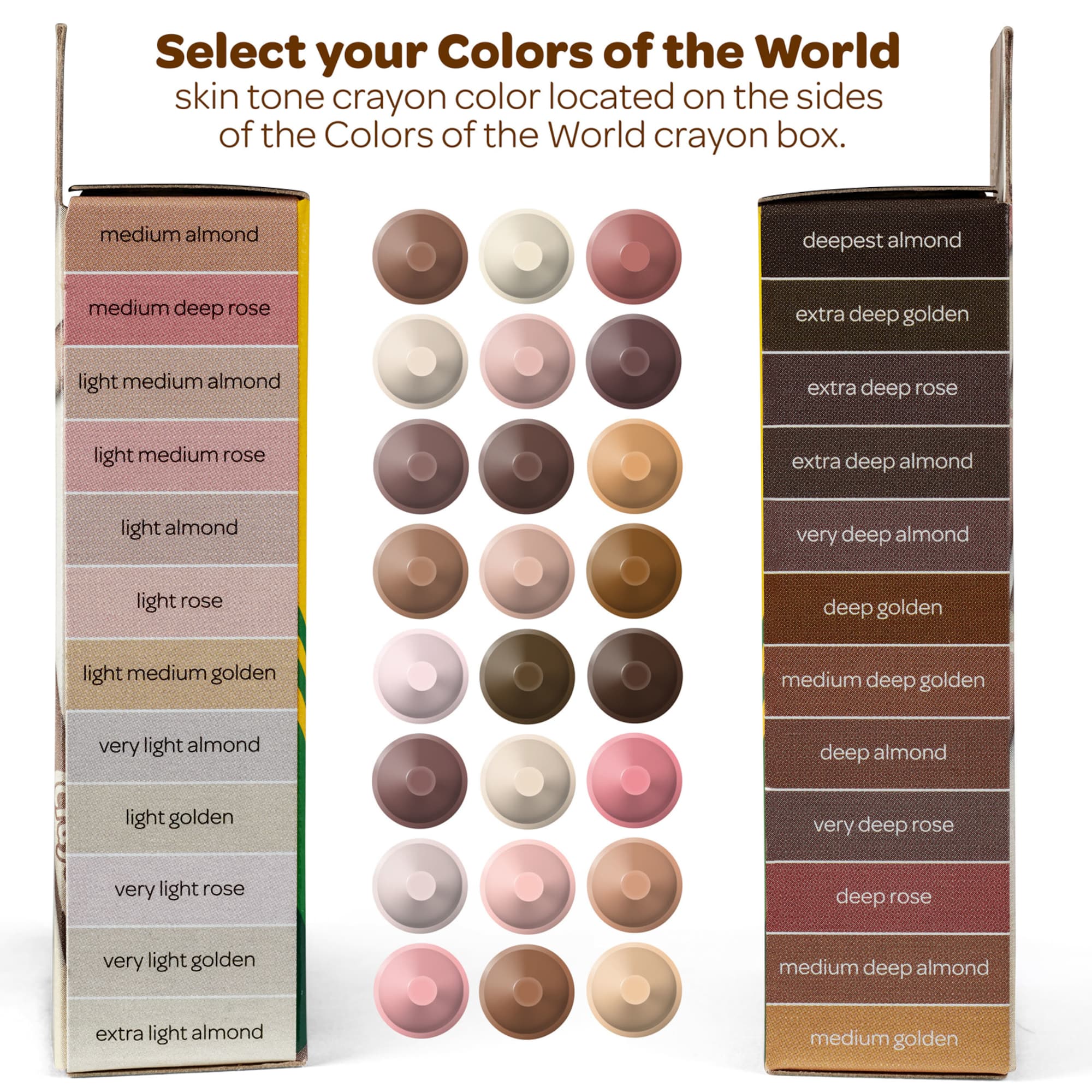 Crayola® Colors of the World™ Skin Tone Crayons